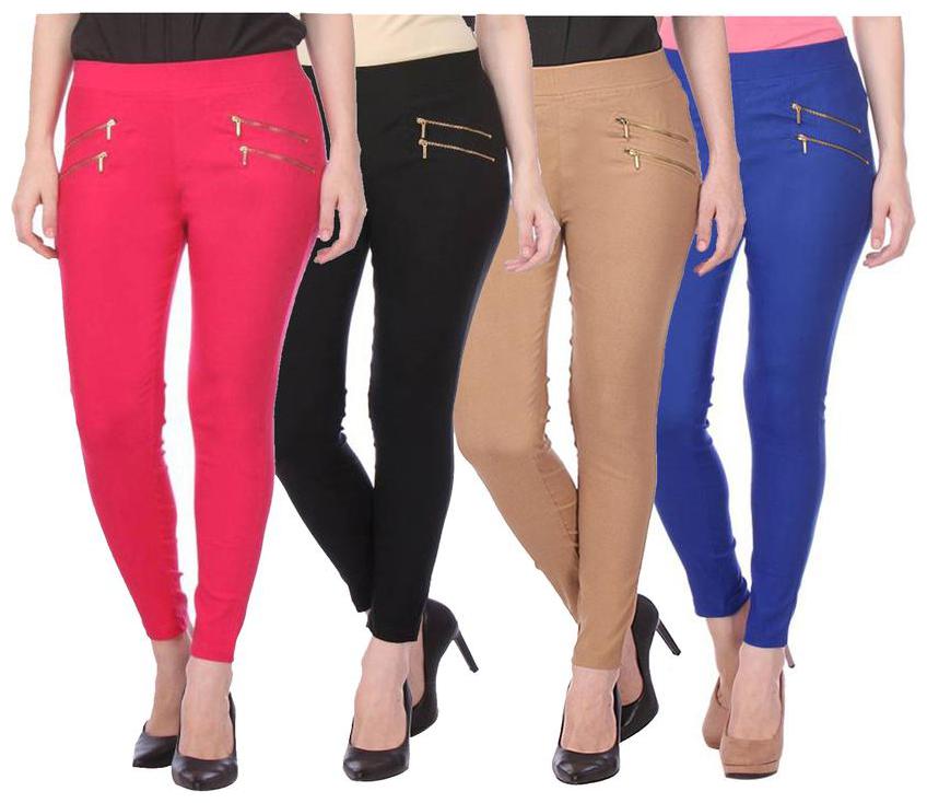 

RZLECORT Women Multi Straight fit Jegging