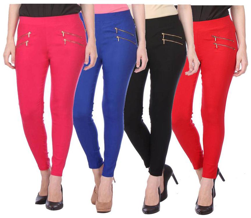 

RZLECORT Women Multi Straight fit Jegging
