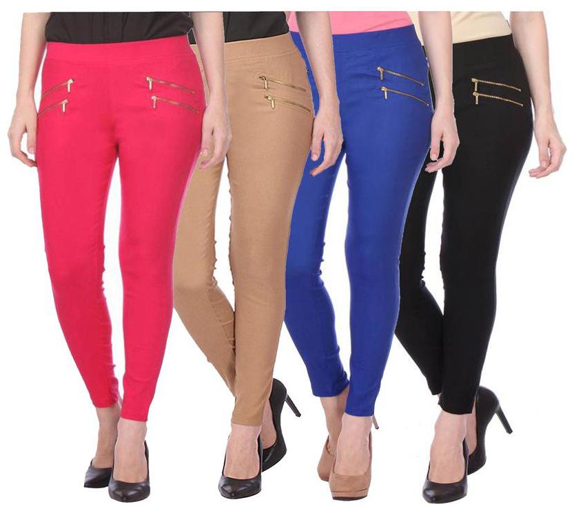 

RZLECORT Women Multi Straight fit Jegging