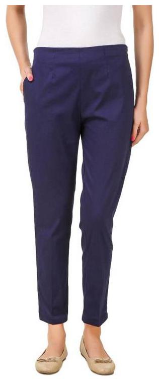 

RZLECORT Women Navy Regular fit Regular trousers