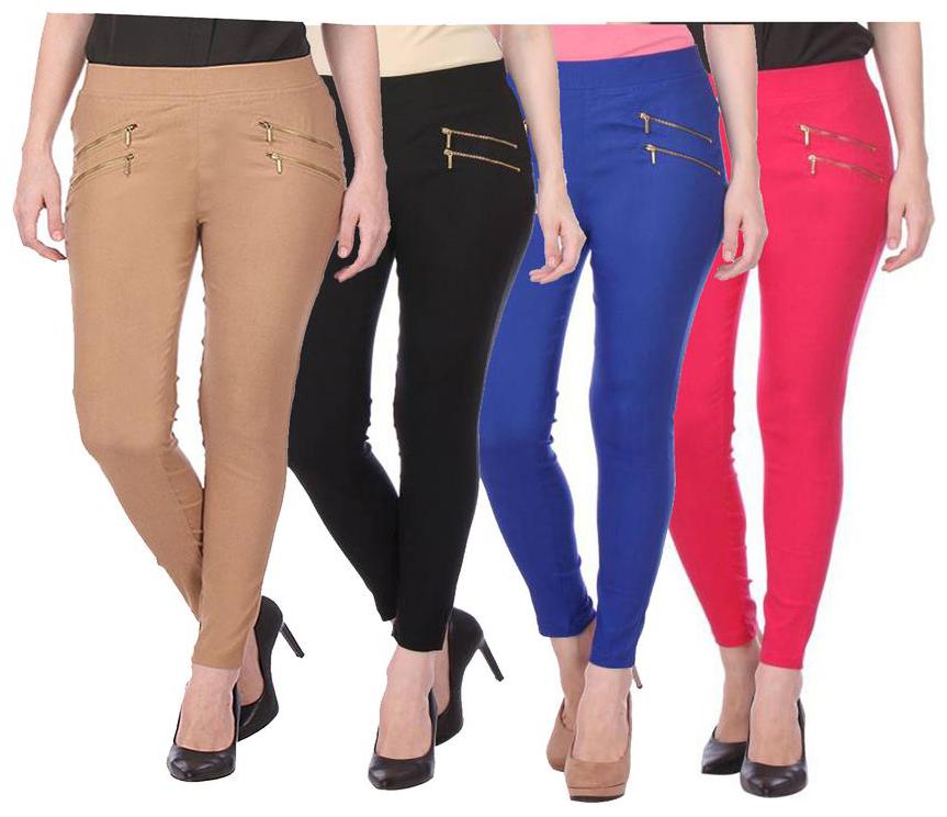 

RZLECORT Women Multi Straight fit Jegging