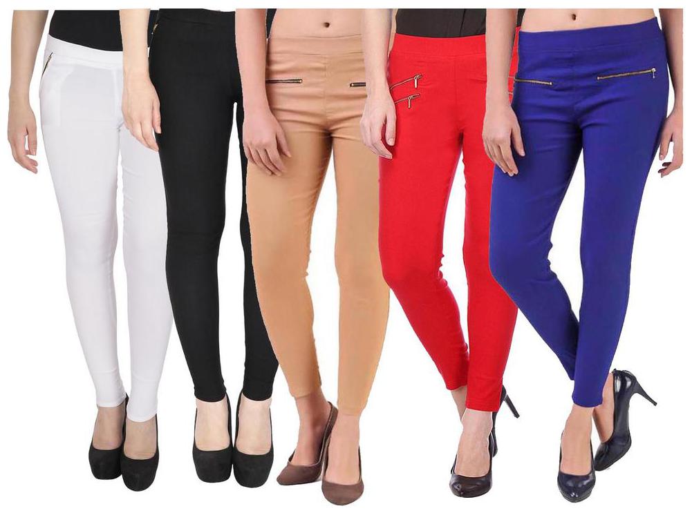 

RZLECORT Women Multi Straight fit Jegging