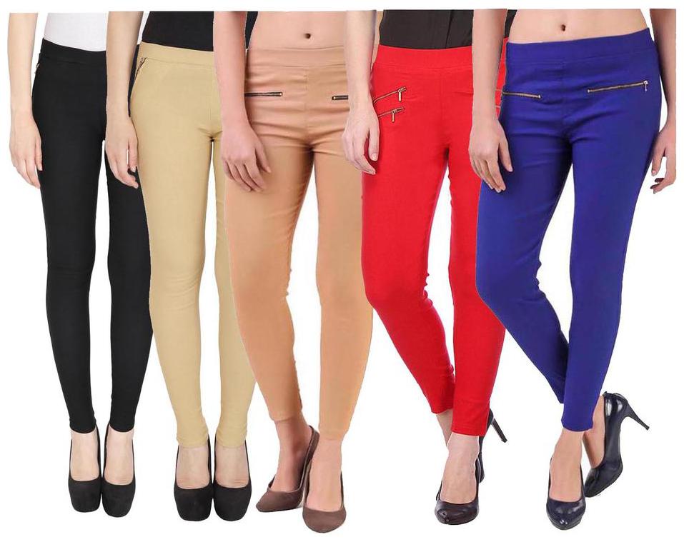 

RZLECORT Women Multi Straight fit Jegging