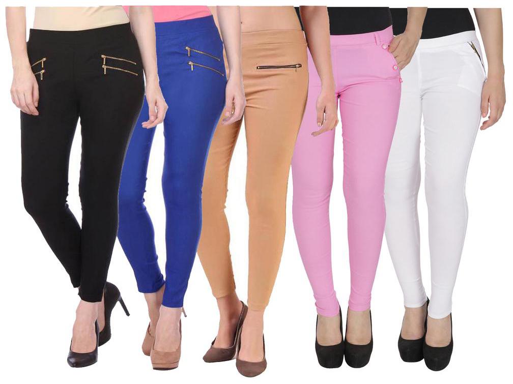 

RZLECORT Women Multi Straight fit Jegging