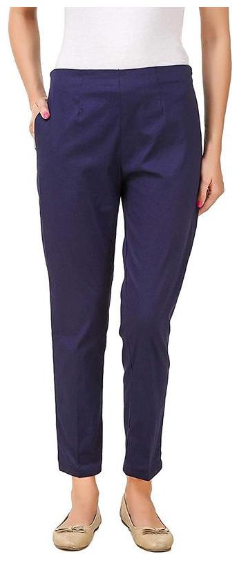 

RZLECORT Women Navy Regular fit Regular pants
