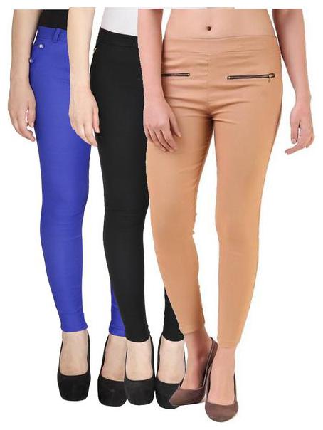 

RZLECORT Women Multi Straight fit Jegging
