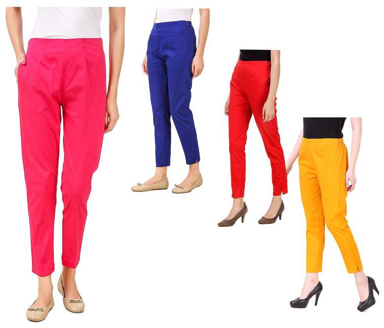 

RZLECORT Women Multi Regular fit Regular trousers