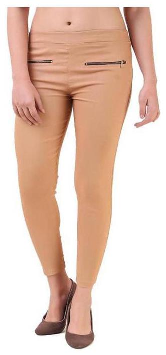 

RZLECORT Women Brown Straight fit Jegging