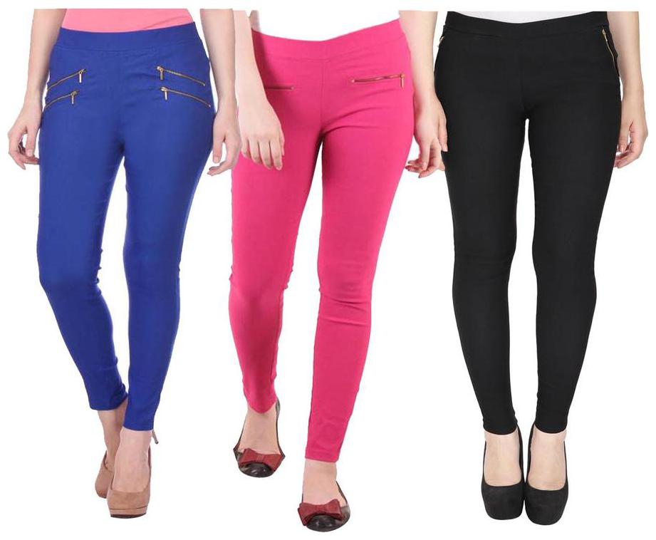 

RZLECORT Women Multi Straight fit Jegging