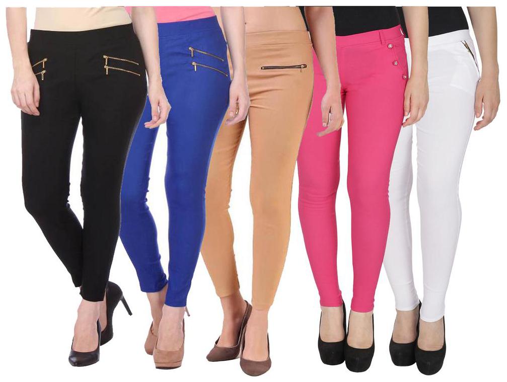 

RZLECORT Women Multi Straight fit Jegging