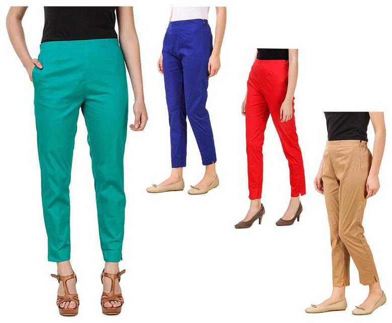 

RZLECORT Women Multi Regular fit Regular trousers