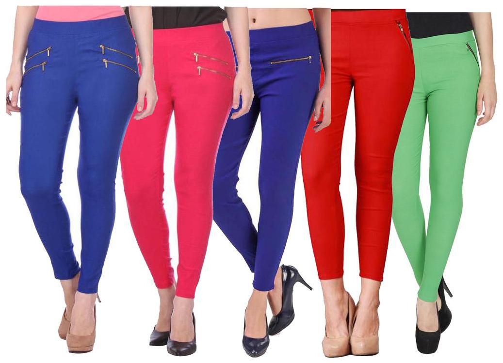 

RZLECORT Women Multi Straight fit Jegging