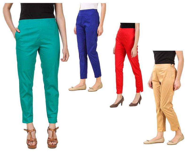 

RZLECORT Women Multi Regular fit Regular trousers