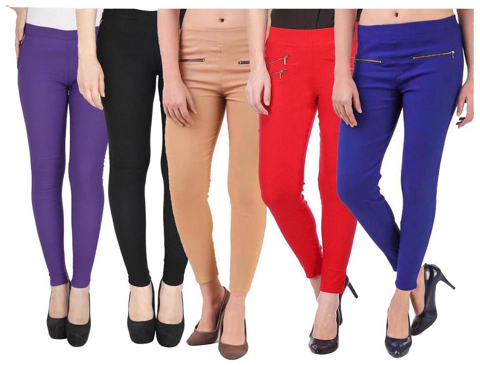 

RZLECORT Women Multi Straight fit Jegging