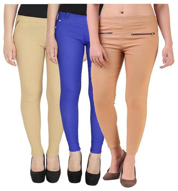 

RZLECORT Women Multi Straight fit Jegging