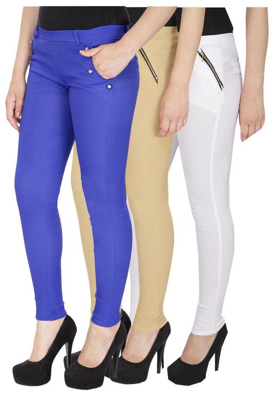 

RZLECORT Women Multi Straight fit Jegging