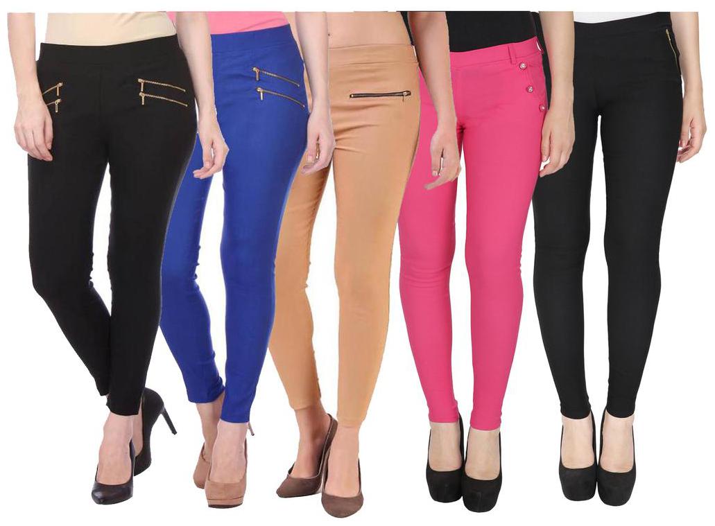 

RZLECORT Women Multi Straight fit Jegging