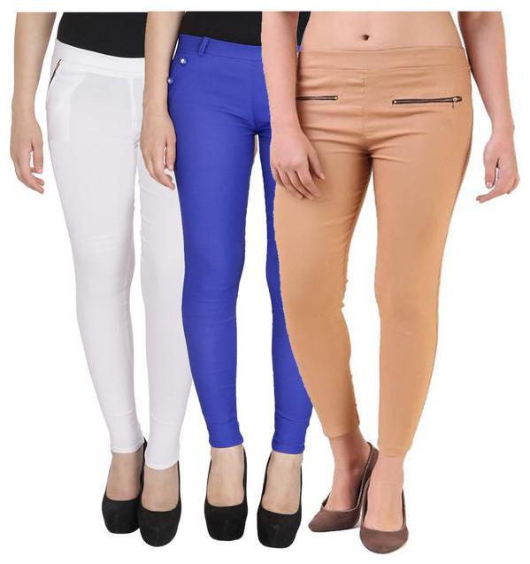 

RZLECORT Women Multi Straight fit Jegging