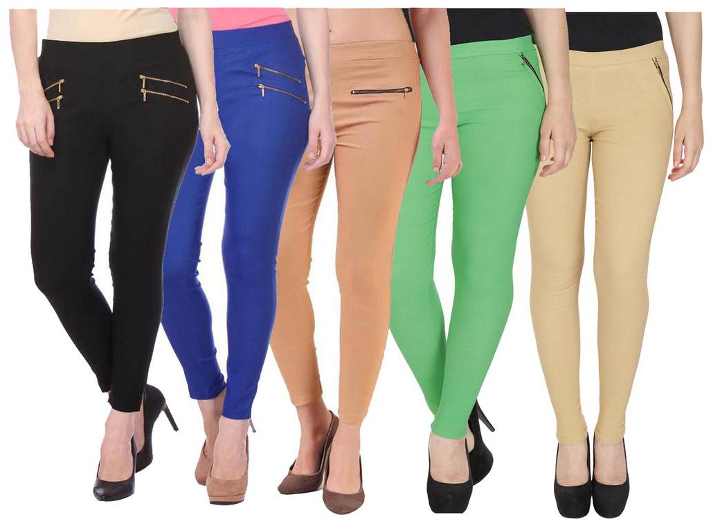 

RZLECORT Women Multi Straight fit Jegging