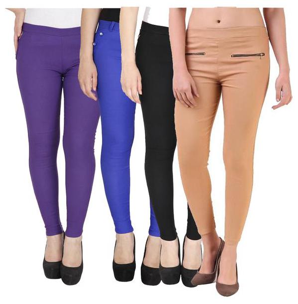 

RZLECORT Women Multi Straight fit Jegging