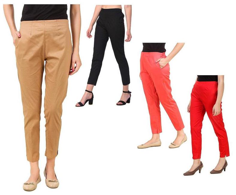 

RZLECORT Women Multi Regular fit Regular trousers