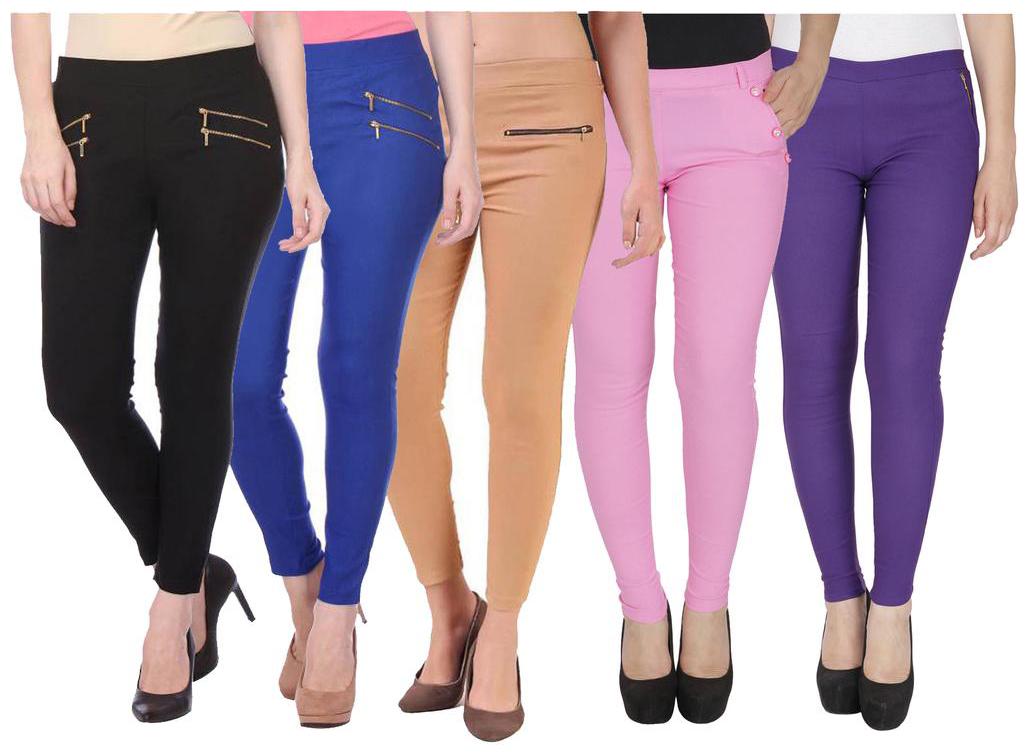 

RZLECORT Women Multi Straight fit Jegging