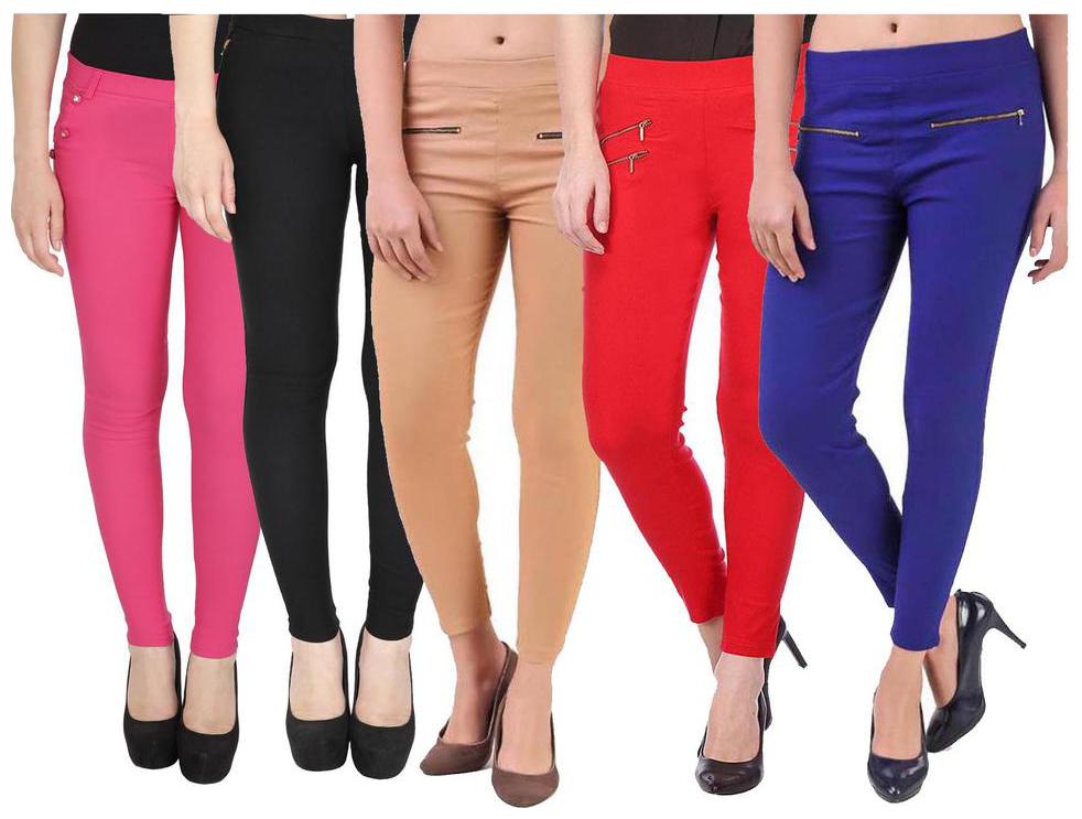 

RZLECORT Women Multi Straight fit Jegging