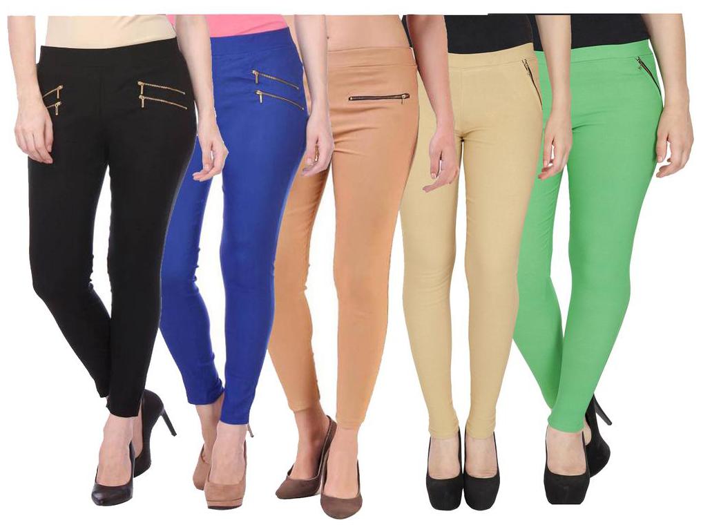 

RZLECORT Women Multi Straight fit Jegging