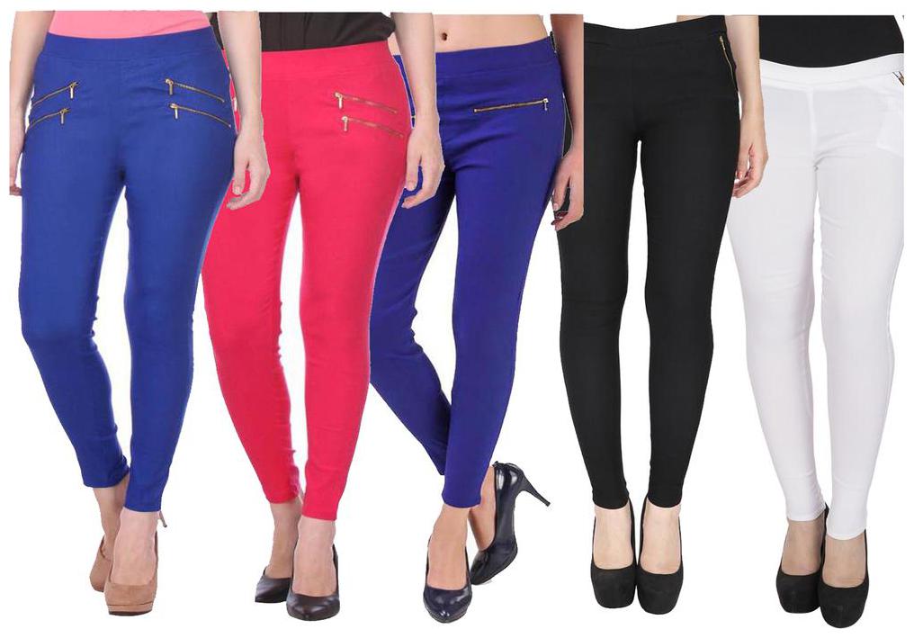 

RZLECORT Women Multi Straight fit Jegging