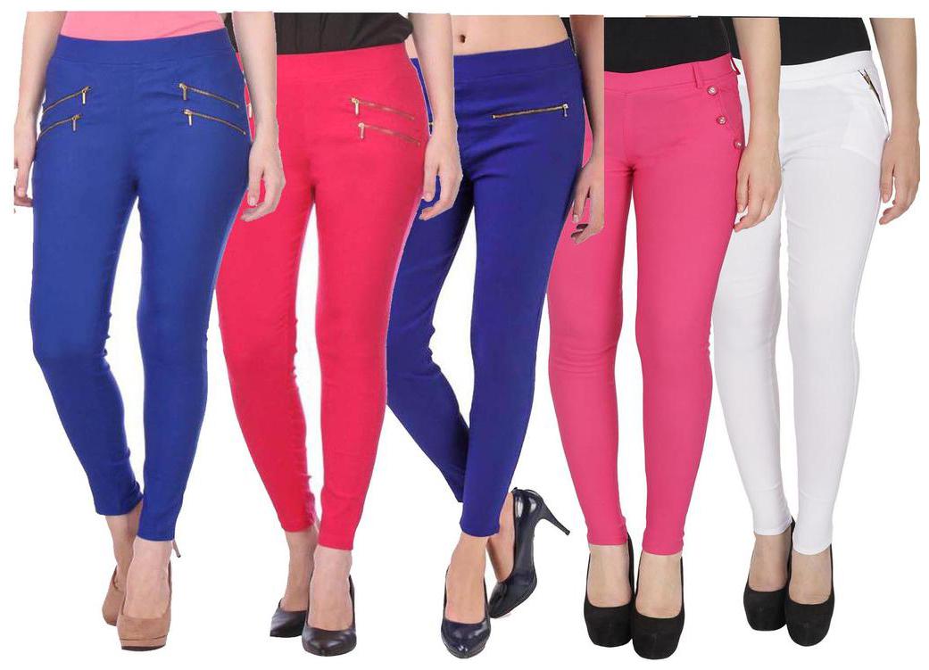 

RZLECORT Women Multi Straight fit Jegging