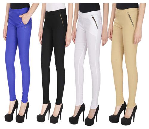 

RZLECORT Women Multi Straight fit Jegging
