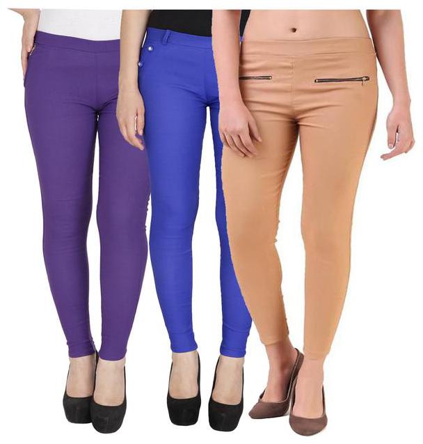 

RZLECORT Women Multi Straight fit Jegging