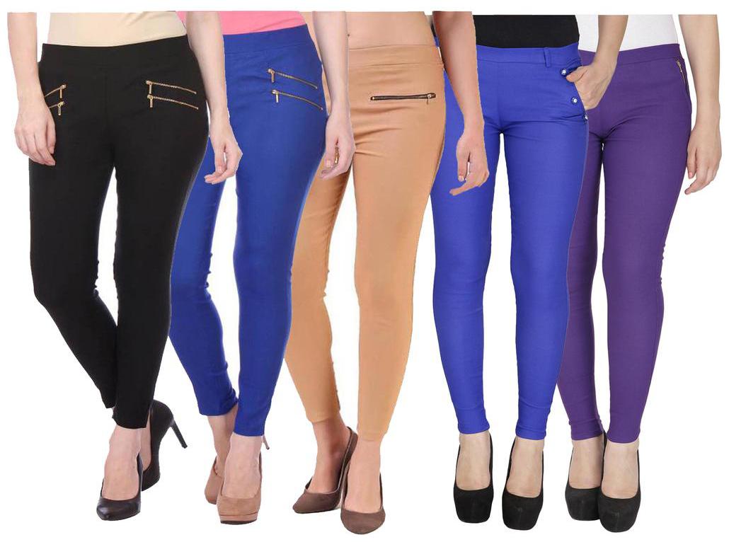 

RZLECORT Women Multi Straight fit Jegging