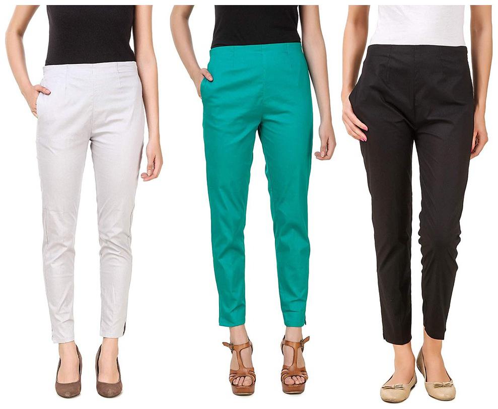 

RZLECORT Women Multi Regular fit Regular pants