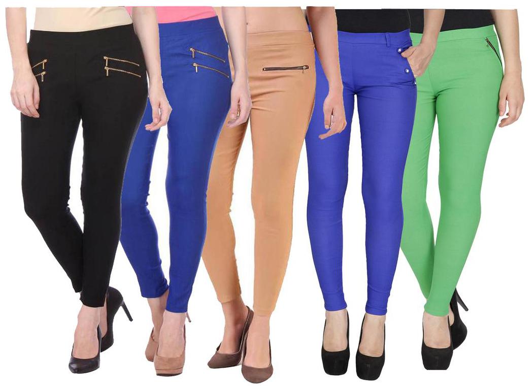 

RZLECORT Women Multi Straight fit Jegging