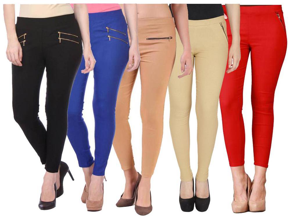 

RZLECORT Women Multi Straight fit Jegging
