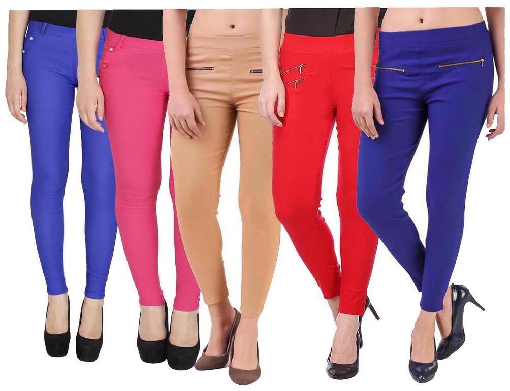 

RZLECORT Women Multi Straight fit Jegging