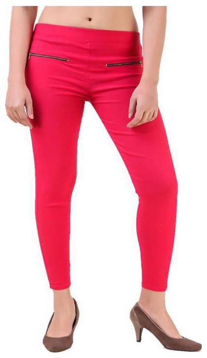 

RZLECORT Women Pink Straight fit Jegging