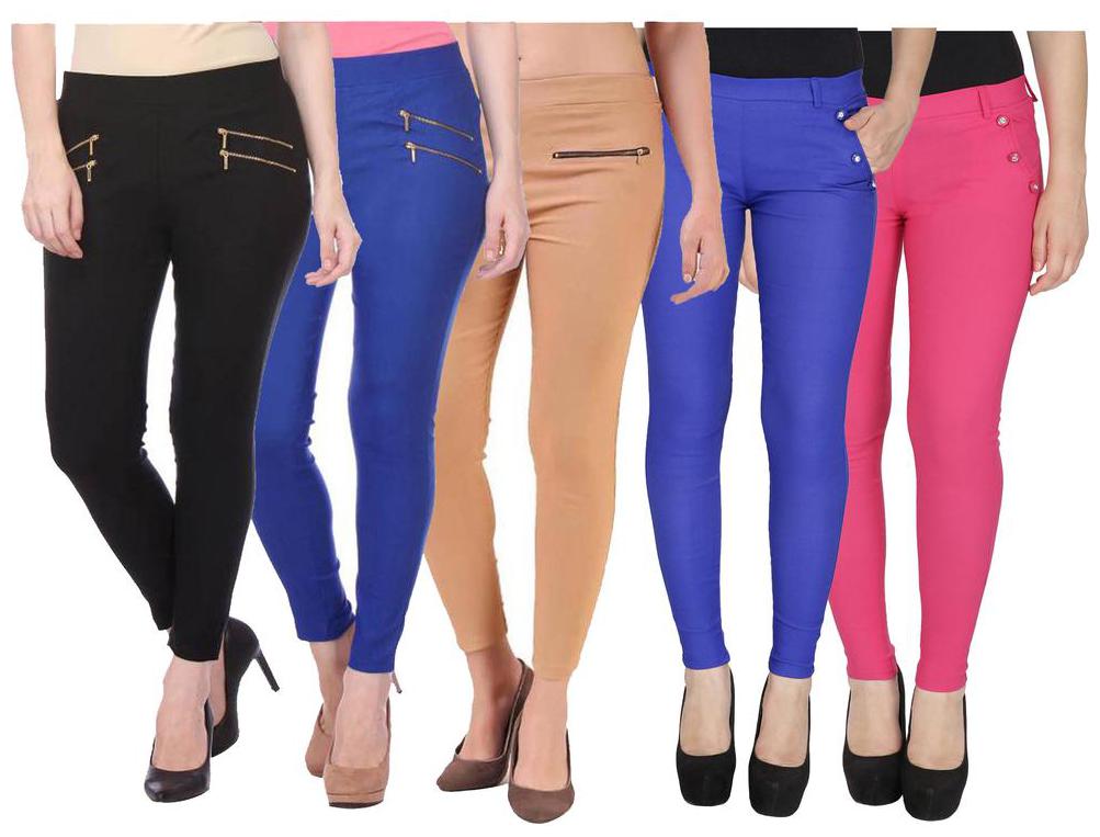 

RZLECORT Women Multi Straight fit Jegging