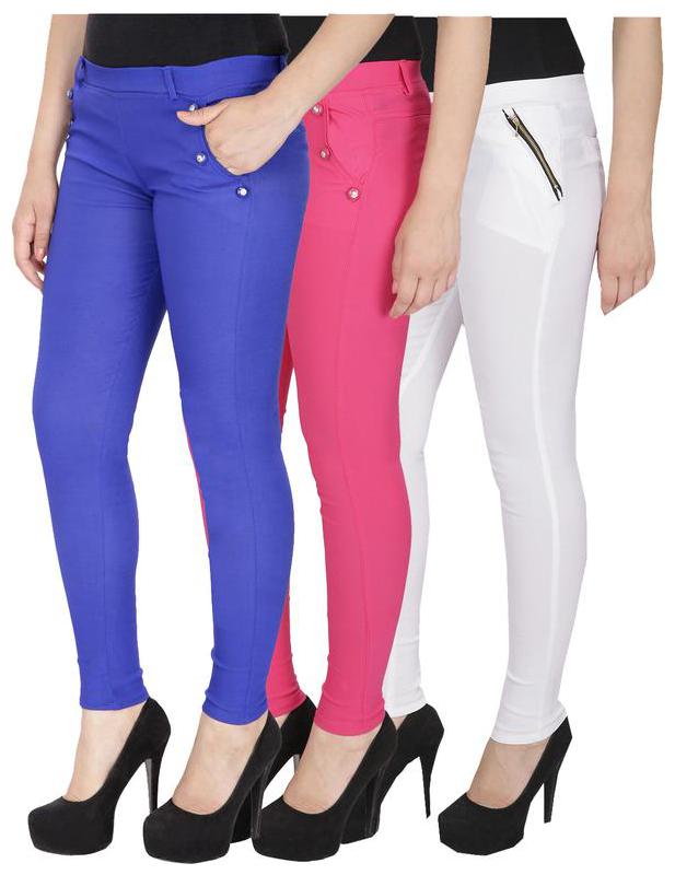 

RZLECORT Women Multi Straight fit Jegging