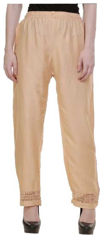 

RZLECORT Brown Solid Straight Palazzo