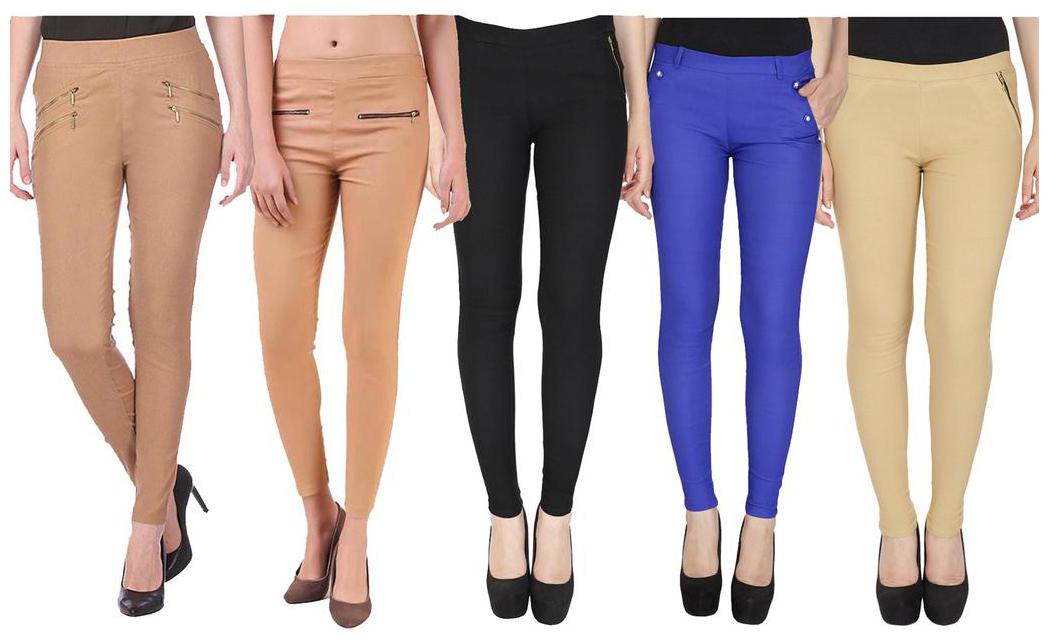 

RZLECORT Women Multi Straight fit Jegging