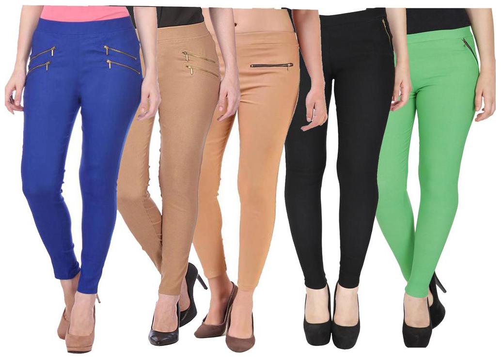 

RZLECORT Women Multi Straight fit Jegging
