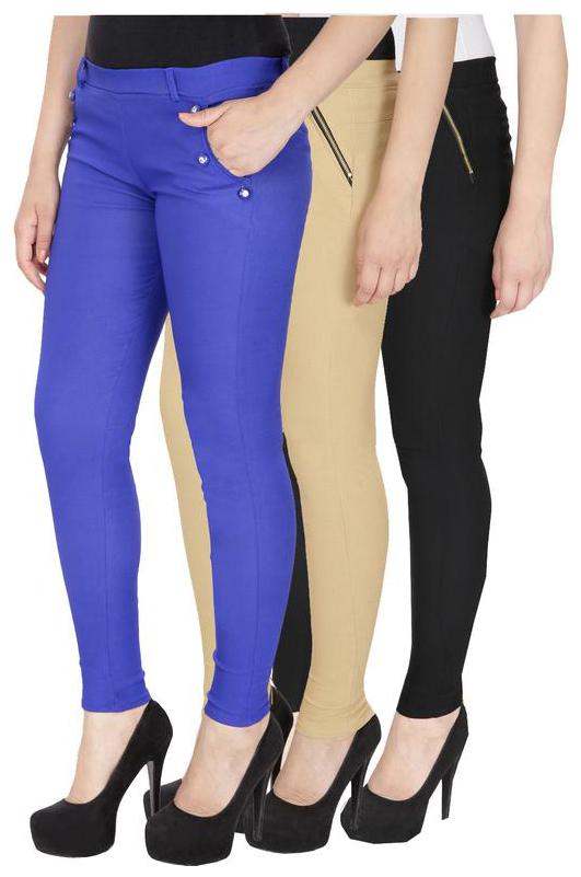 

RZLECORT Women Multi Straight fit Jegging