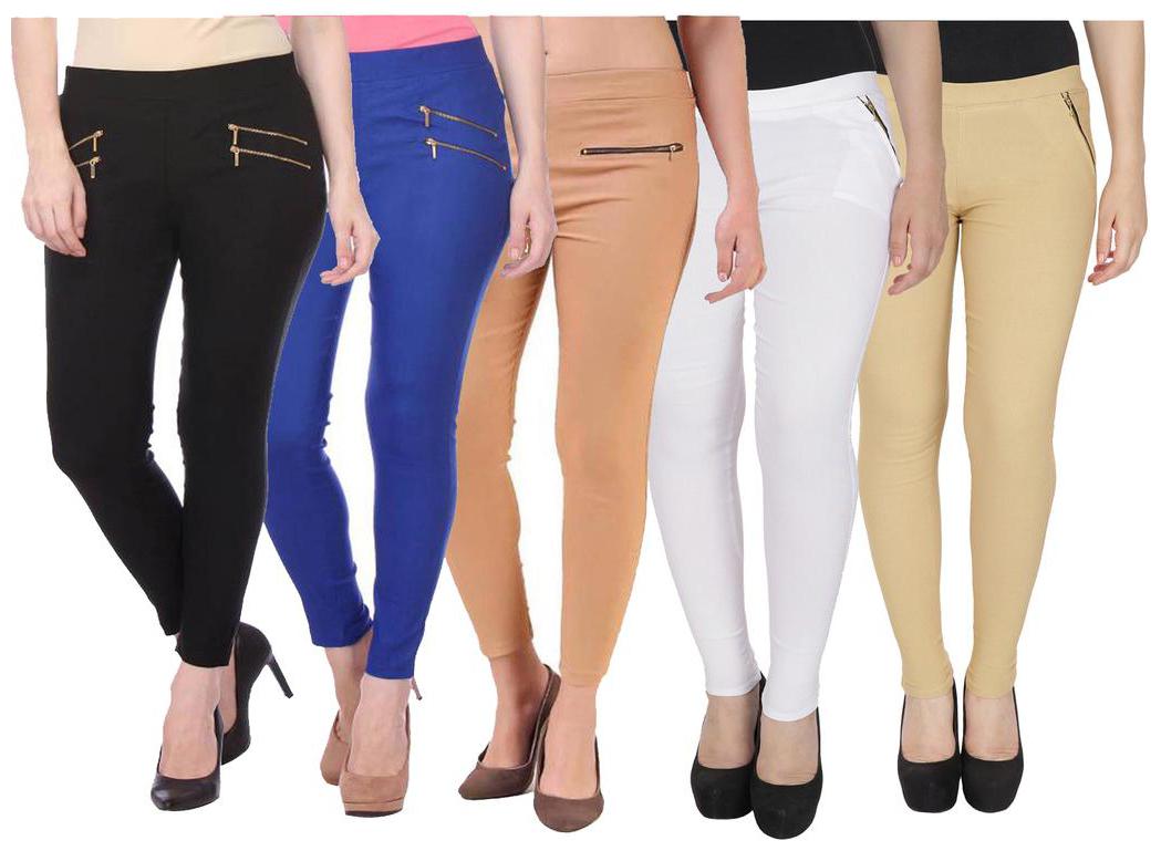 

RZLECORT Women Multi Straight fit Jegging