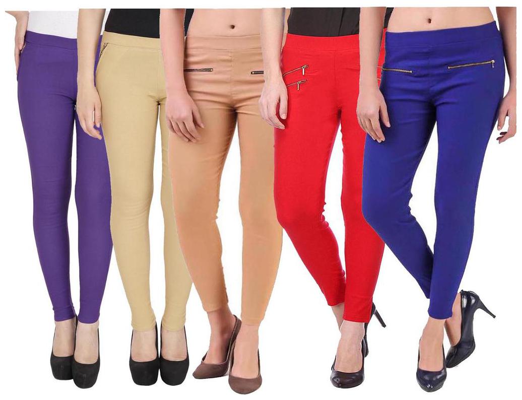

RZLECORT Women Multi Straight fit Jegging