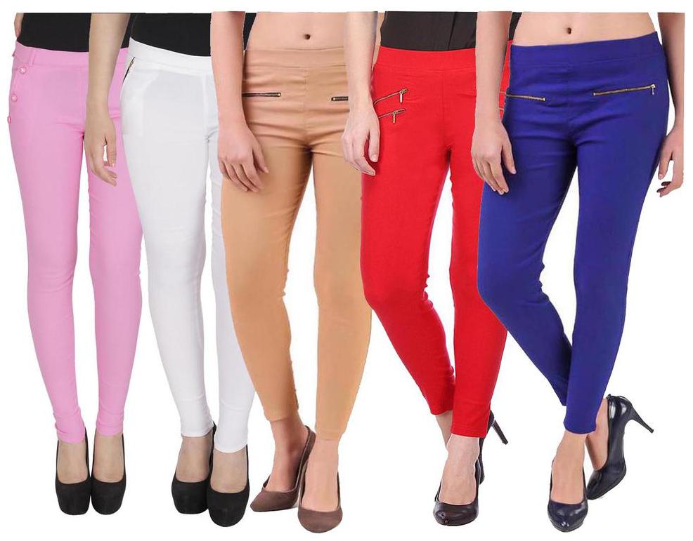 

RZLECORT Women Multi Straight fit Jegging