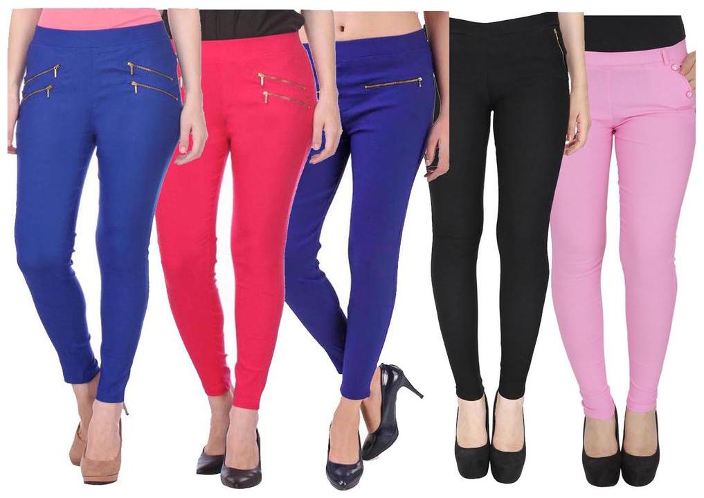 

RZLECORT Women Multi Straight fit Jegging