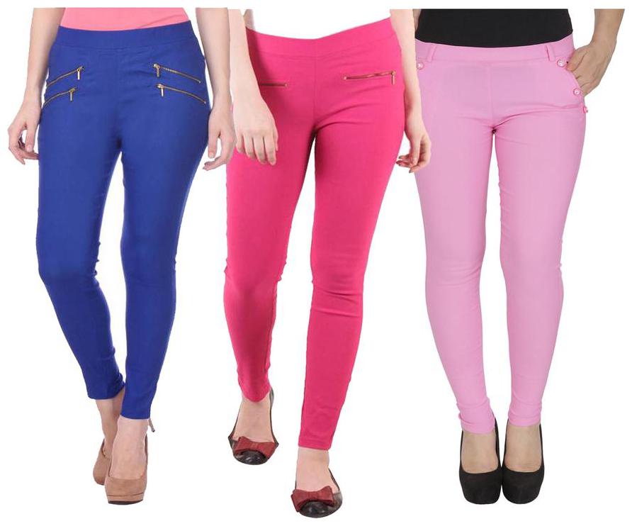 

RZLECORT Women Multi Straight fit Jegging