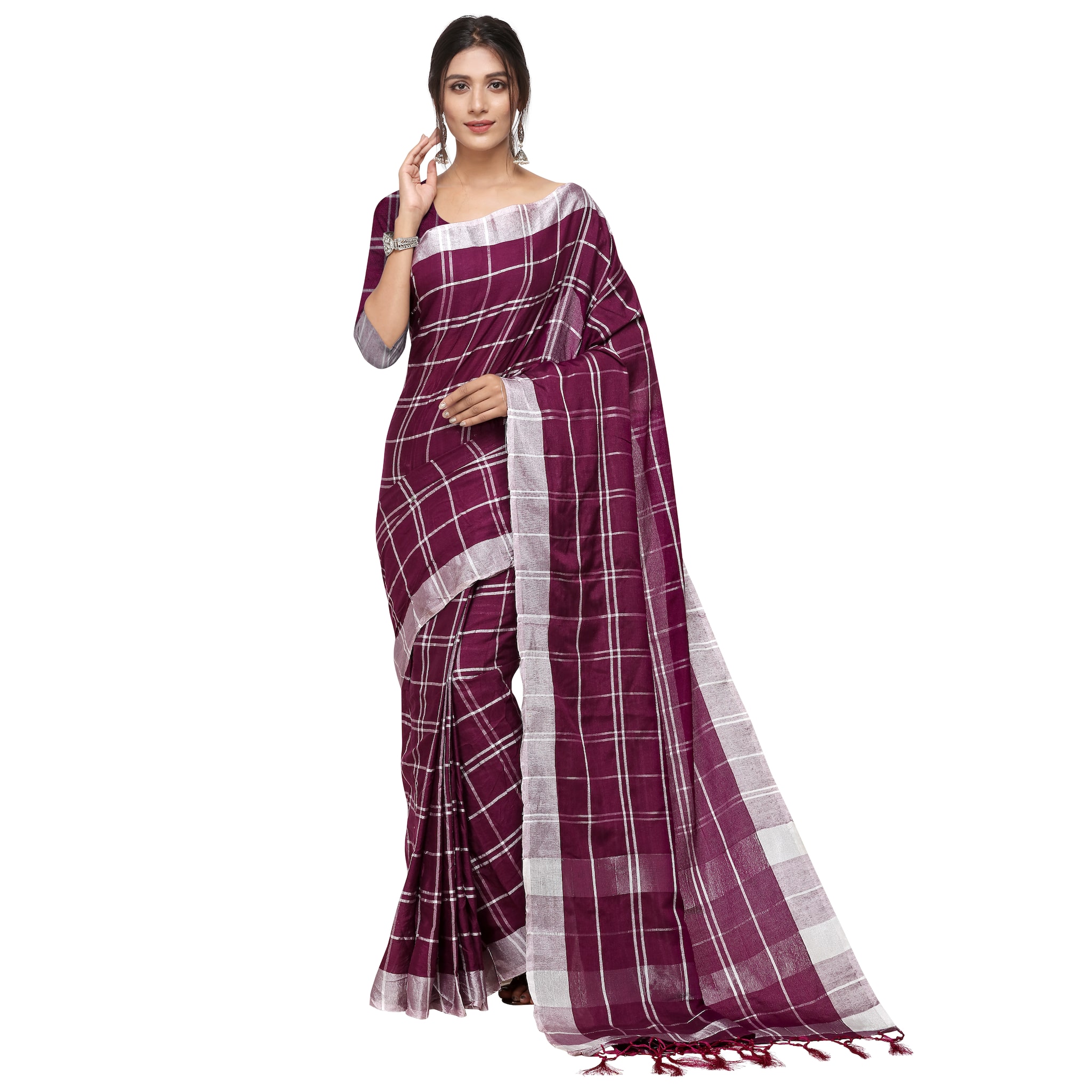 

S B Krupa Women Cotton Party Wear With Blouse (Assorted)